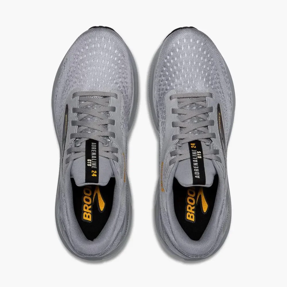 Brooks Adrenaline 24 110437-1D-084 Sneakers Men's US 8 Gray Running Shoes FL4711